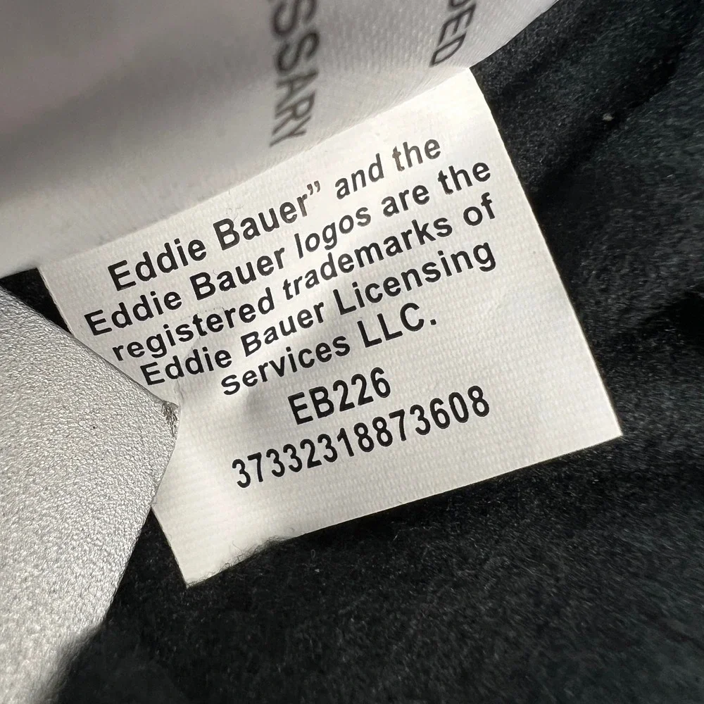 NWT Eddie Bauer Evan Williams Bourbon Half Zip‎ Fleece EB226 Microfleece Black S